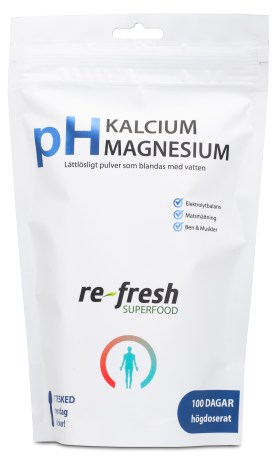 Miniatyrbild Re-fresh Superfood pH Kalcium Magnesium, 300 g