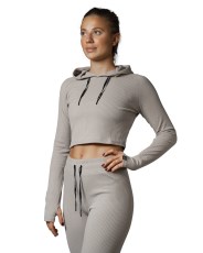 RELODE Mellow Cropped Hoodie