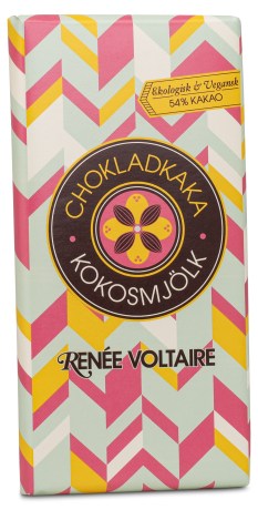 Miniatyrbild Renee Voltaire Chokladkaka m Kokosmj�lk Eko, 80 g