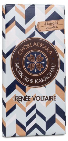 Miniatyrbild Renee Voltaire M�rk Chokladkaka 80 % Kakao, 80 g
