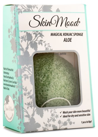 SkinMood Konjac Aloe Facial Sponge Dry Skin, Smink - SkinMood