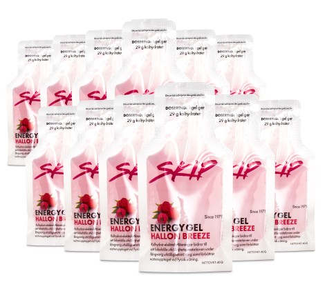 Miniatyrbild Skip Energy Gel, HallonBreeze, 12-pack