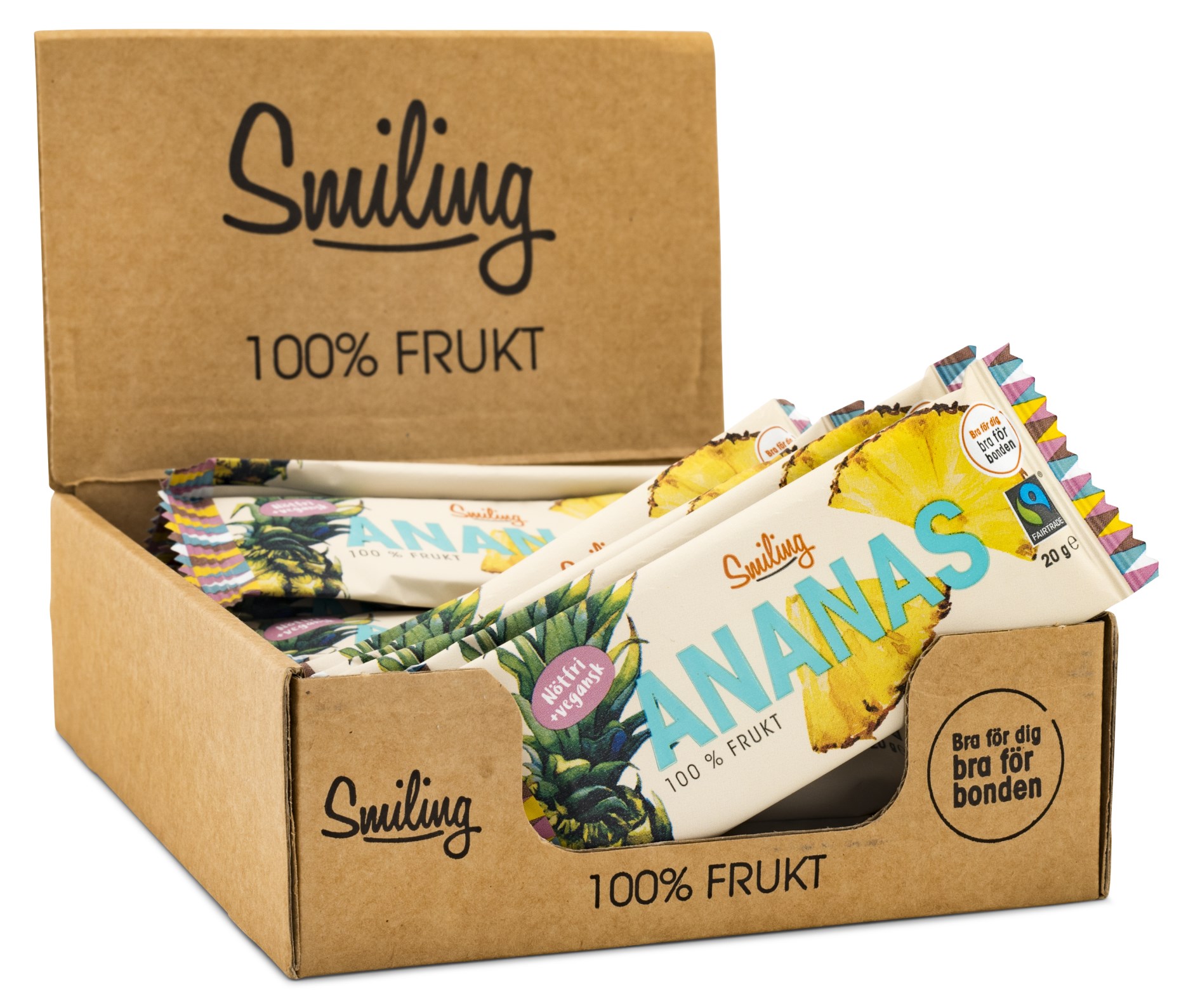 Smiling Fruktbar Fairtrade Bara frukt Svensk Hälsokost