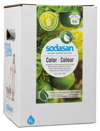 Miniatyrbild Sodasan Tv�ttmedel, Bag in box 5 L, Lime