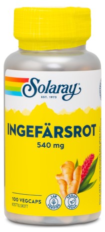 Miniatyrbild Solaray Ingef�rsrot, 100 kaps