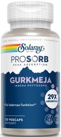 Miniatyrbild Solaray Prosorb Gurkmeja, 30 kaps