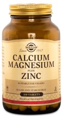 Solgar Calcium Magnesium Plus Zinc