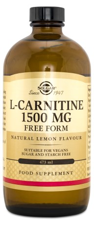 Solgar L-Carnitine Liquid 1500 mg, Viktminskning - Solgar