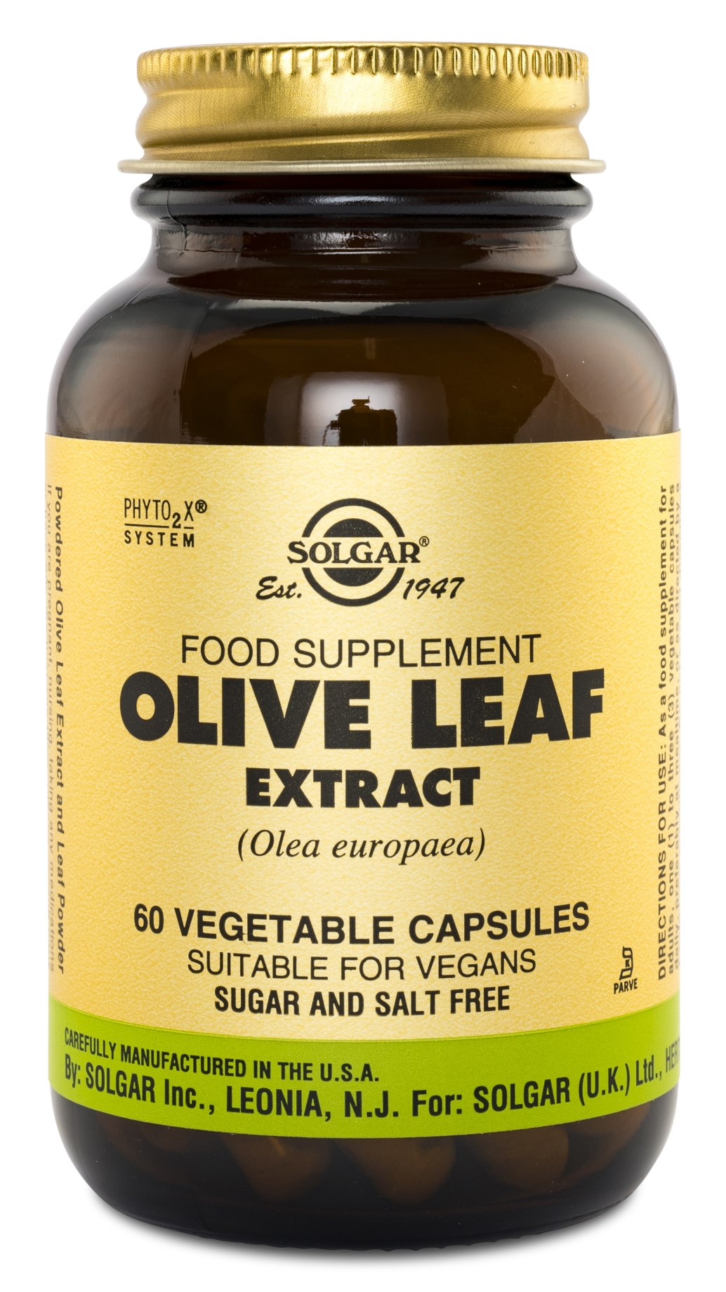 Handla Solgar Olive Leaf Extract hos Svensk Hälsokost. Fri frakt!