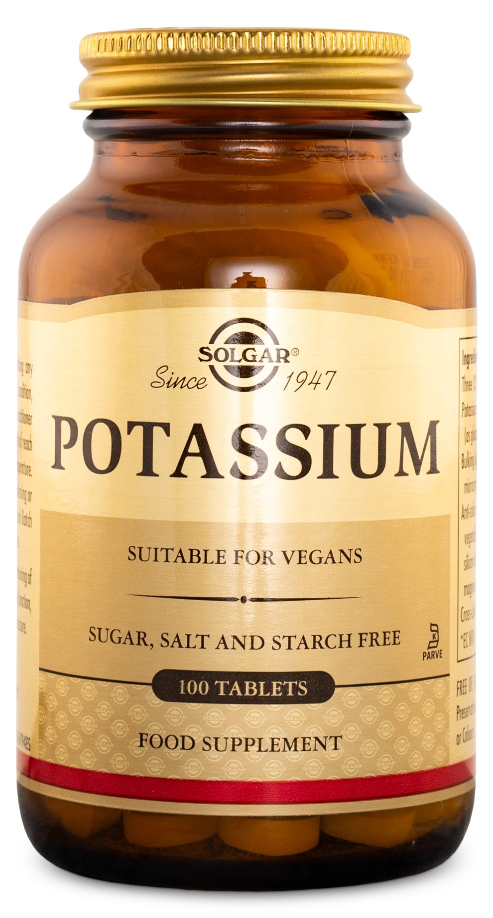 Handla Solgar Potassium hos Svensk Hälsokost. Fri frakt!