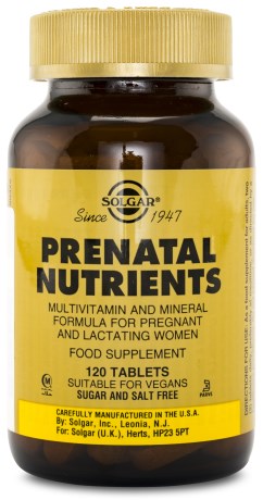 Solgar Prenatal Nutrients - Solgar