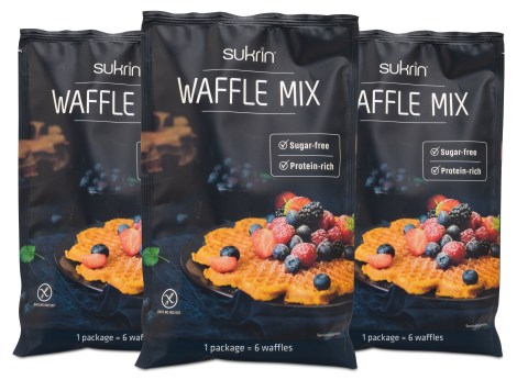 Miniatyrbild Sukrin Waffle Mix, 3-pack