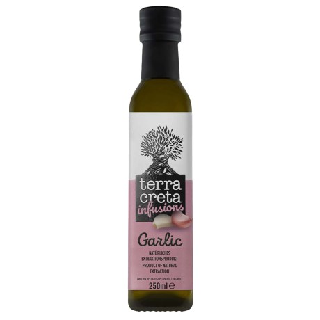 Miniatyrbild Terra Creta Infusions Extra Virgin Olivolja, Vitl�k, 250 ml