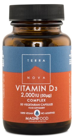 Terranova Vitamin D3 2000IU Complex - Terranova