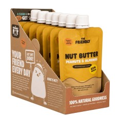 Miniatyrbild The Friendly Fat Company Fat-Pack Nutbutter, Peanut & Almond, 12-pack