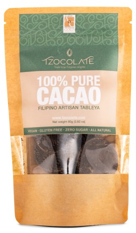 Tzocolate Pure Cacao Artisan Tableya, Livsmedel - Tzocolate
