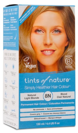 Miniatyrbild Tints of Nature Natural Light Blonde 8N, 130ml