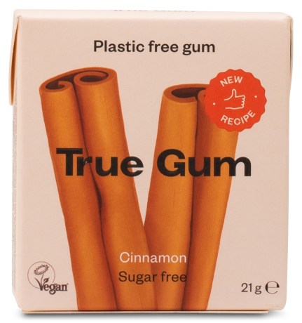 Miniatyrbild True Gum Tuggummi, 1 st, Cinnamon