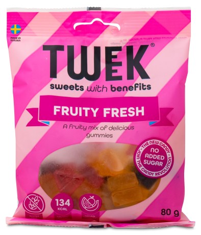Miniatyrbild Tweek Gummies, 80 g, Fruity Fresh