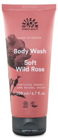 Urtekram Soft Wild Rose Body Wash Organic - Urtekram Nordic Beauty