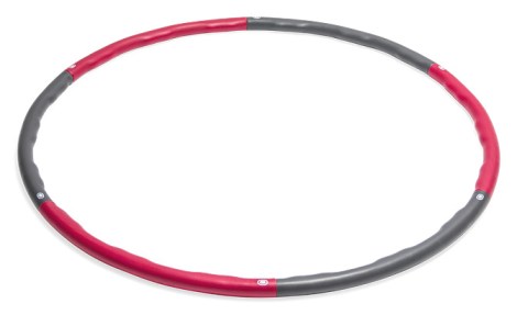 Miniatyrbild Virtufit Hula Hoop Rockring, 1,2 kg, R�d/Gr�