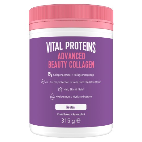 Miniatyrbild Vital Proteins Advanced Beauty Collagen, Neutral, 315 g
