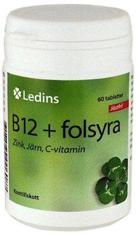 Ledins Vitamin B12+Folsyra - Ledins