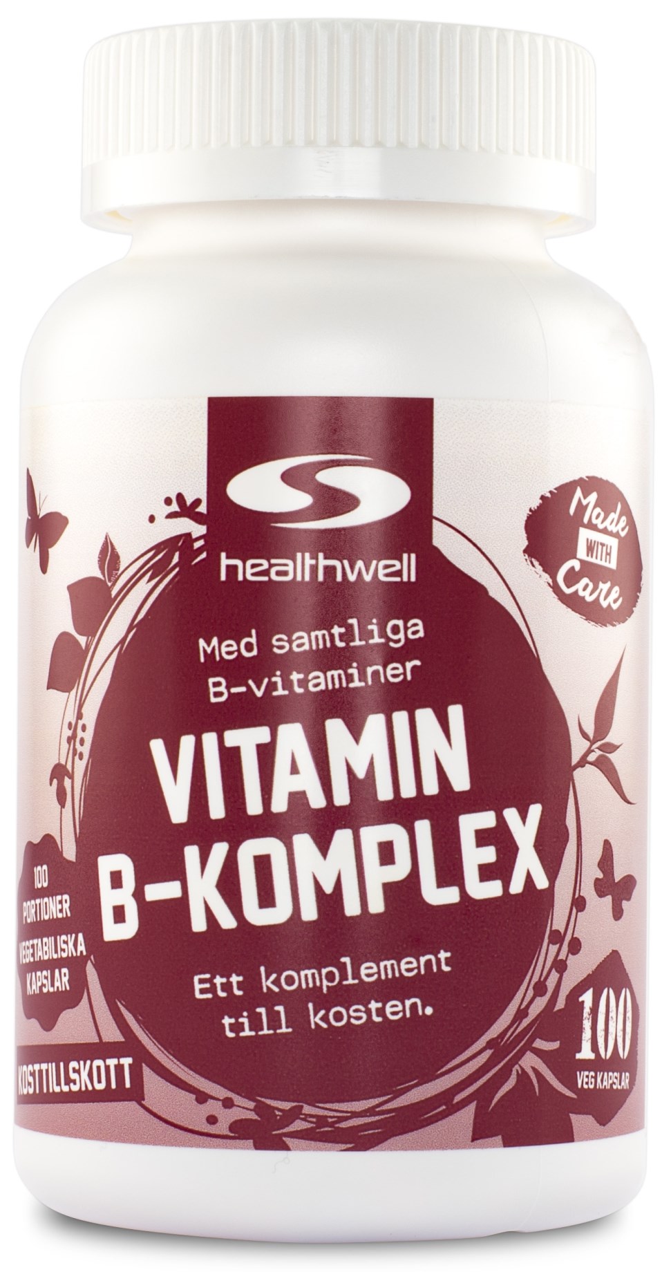 Vitamin B-Komplex | B50 Med Alla Viktiga B-vitaminer | Svensk Hälsokost