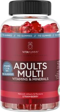 Miniatyrbild VitaYummy Adults Multi, Strawberry, 110 Gummies