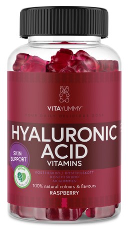 Miniatyrbild VitaYummy Hyaluronic Acid, Raspberry, 60 Gummies