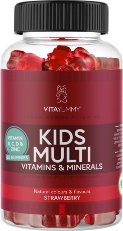 Miniatyrbild VitaYummy Kids Multi, Strawberry, 60 Gummies