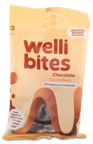 Wellibites Chocolate Crunchies, Livsmedel - Wellibites