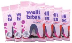 Miniatyrbild Wellibites Hallon & Saltlakrits, 6-pack