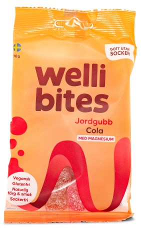 Wellibites Jordgubb & Cola, Livsmedel - Wellibites