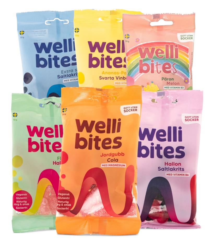 Wellibites Mixblandning, Livsmedel - Wellibites