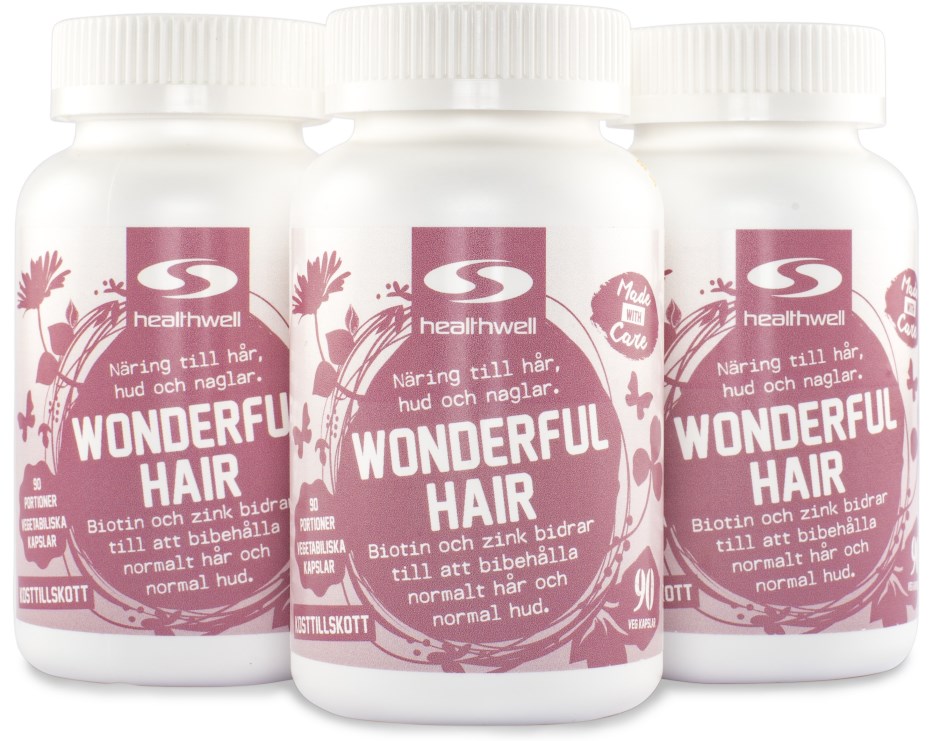 Wonderful Hair 3-pack - Healthwell