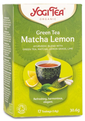 Yogi Tea Green Tea Matcha Lemon, Livsmedel - Yogi