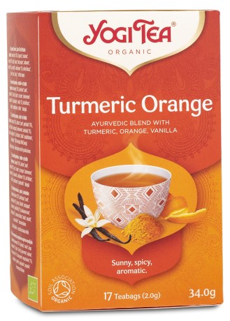 Yogi Tea Turmeric Orange, Livsmedel - Yogi