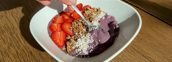 Acaiglass med protein