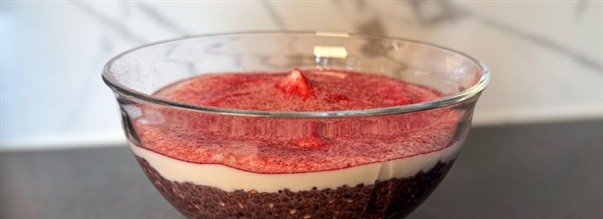 Susanna Jungbloms chiapudding med Super Fruits