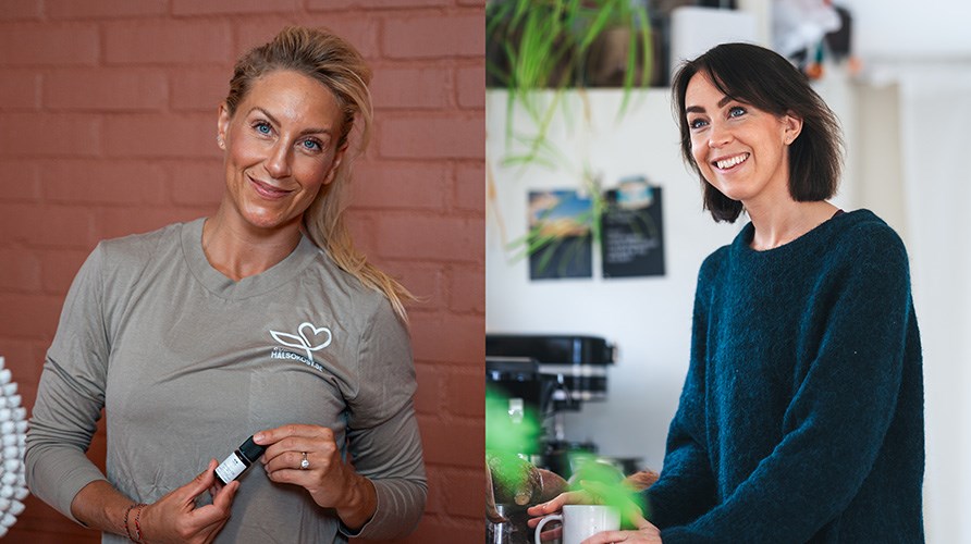 Johanna Hector och Sofia St�hl.