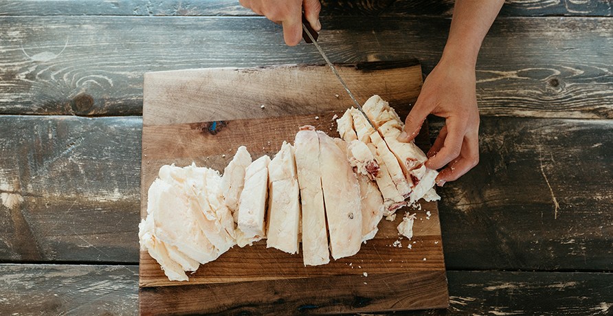 Talg som skrs upp p en skrbrda.