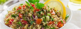 Glutenfri tabbouleh med quinoa