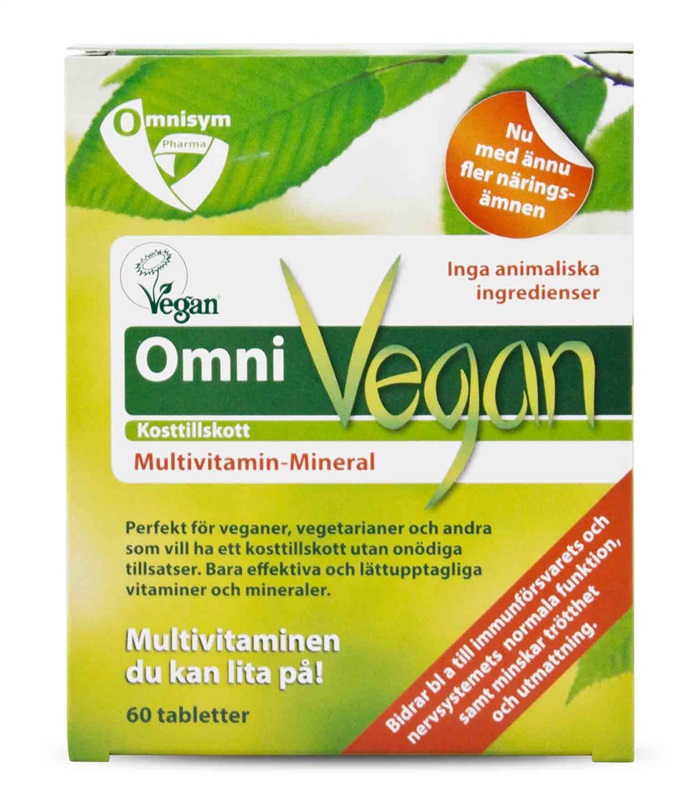 Miniatyrbild Omni Vegan, 60 tabl