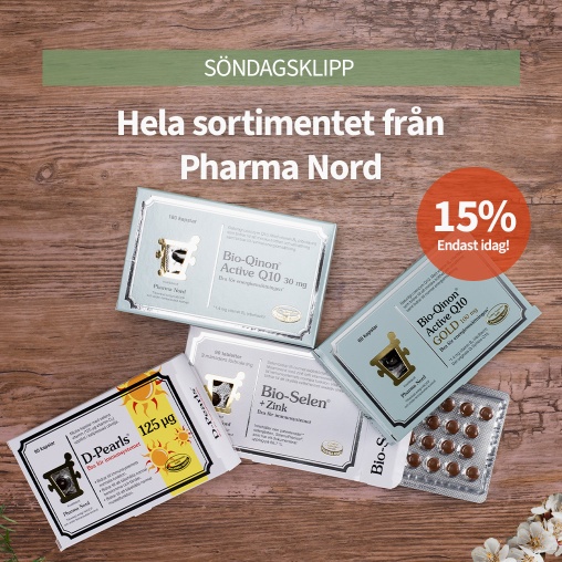 Sndagsklipp - Pharma Nord 15%