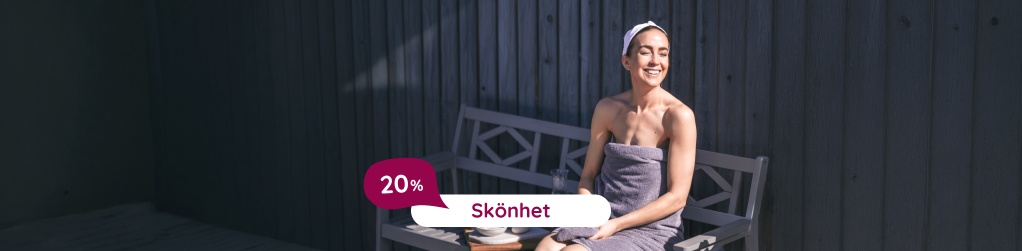 Sk�nhet upp till 20%