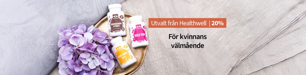 Utvalt fr kvinnohlsa frn Healthwell - 20%