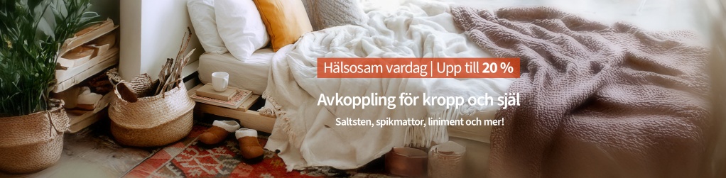 Avslappning fr kropp och sjl upp till 20%