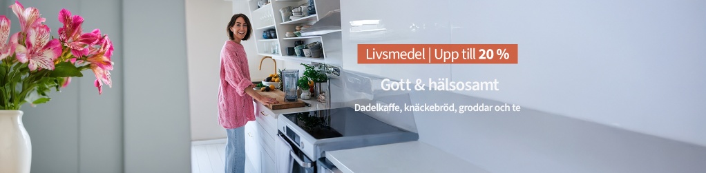 Livsmedel - upp till 20%