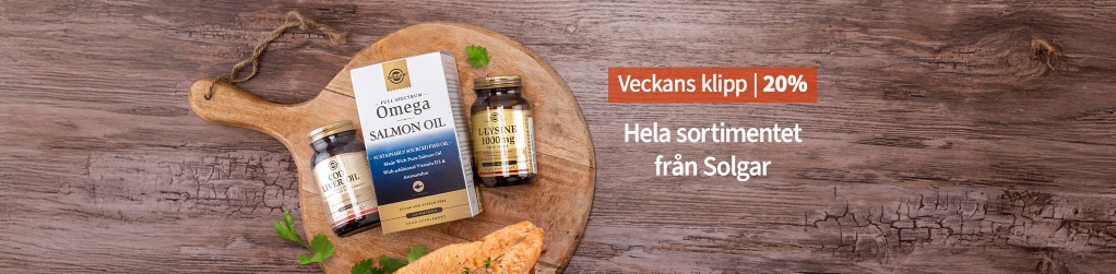 Veckans klipp - 20% p Solgar